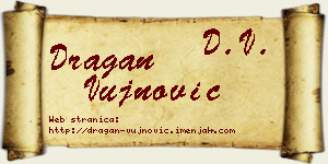 Dragan Vujnović vizit kartica